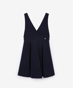 Сарафан трикотажный А-образной формы синий для девочки Gulliver (152)