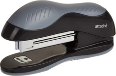Степлер attache leader до 15 листов, черный/серый, №10 антистеп