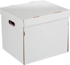 Короб архивный для хранения 360х310х310 белый двойные стенки3шт/упак ас-30 Attache