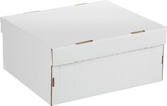 Короб архивный для хранения 360х310х160 белый двойные стенки 3шт/упак ас-15 Attache