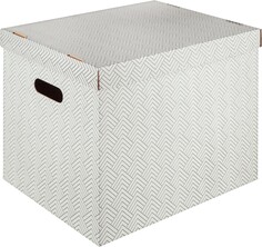 Короб для хранения attache графит 390х320х290 усилен.дно ккд-1,серый,3шт/уп