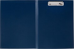 Папка-планшет д/бумаг а4 attache economy, с верх. створкой, бумвинил, синий