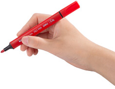 Фломастеры набор deli larva вентилируемый 12цв. европодвес, ec153-12