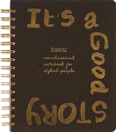 Тетрадь общая kroyter а5,140л,клетка,спир,обл.карт+тиснен.фольг.офис 08016