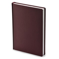 Ежедневник недатированный а5+, 136л, velvet бордовый 3-115/02 Attache