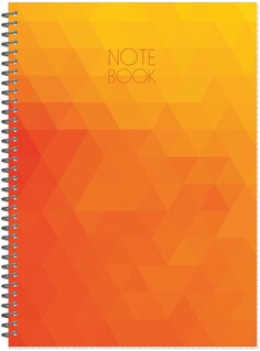 Тетрадь общая attache cristal,80л,клет,а4,спир,обл.мел.карт