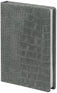 Ежедневник датированный attache selection croco, 2024, а5, 160 л., серый
