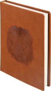 Ежедневник недатированный attache selection animals, а5, 160 л., лев, рыжий