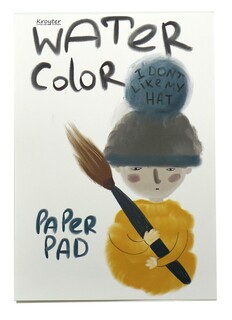Альбом д/рисов.акварелью kroyter 40л а4,склейка,тв.подл,бл.160гдрузья 00072