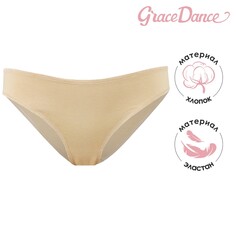 Трусы спортивные под купальник grace dance, р. 40, цвет телесный