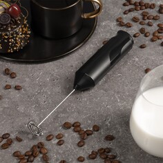 Капучинатор погружной luazon wmr-04, от батареек (не в комплекте), черный