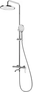 Душевая система Splenka S03.24 250 мм, со смесителем, хром