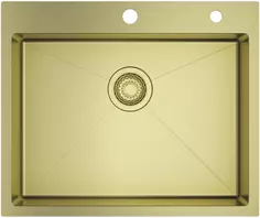 Кухонная мойка Raglo R701.6050.03 60x50 см, золотой матовый