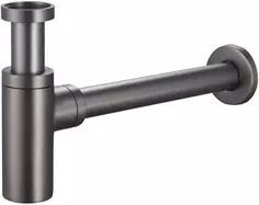 Сифон для раковины Raglo R600.20.09 1 1/4"-32, графит матовый