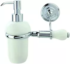 Дозатор для жидкого мыла Stil Haus Nemi N30(39) настенный, хром/белый