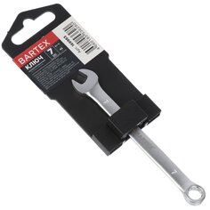 Ключ комбинированный, Bartex, 7 мм, матовый, CrV сталь