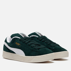 Кроссовки Puma Suede XL Hairy, цвет зелёный, размер 39 EU