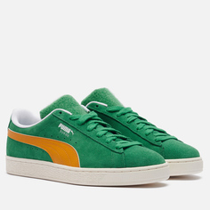 Мужские кроссовки Puma Suede Patch, цвет зелёный