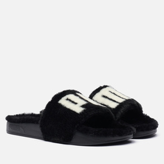 Женские сланцы Puma Leadcat 2.0 Fuzz, цвет чёрный