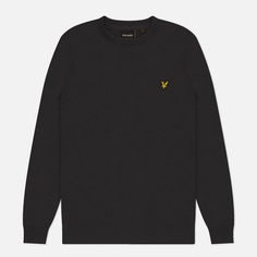 Мужской свитер Lyle & Scott Cotton Crew Neck Regular Fit, цвет серый
