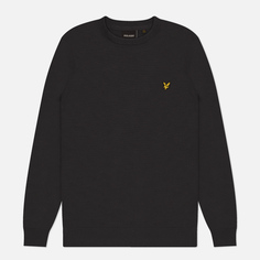 Мужской свитер Lyle & Scott Cotton Crew Neck Regular Fit, цвет серый, размер M