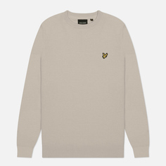 Мужской свитер Lyle & Scott Cotton Crew Neck Regular Fit, цвет бежевый