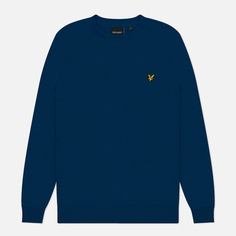 Мужской свитер Lyle & Scott Cotton Crew Neck Regular Fit, цвет синий, размер L