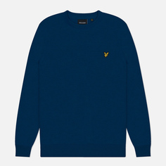 Мужской свитер Lyle & Scott Cotton Crew Neck Regular Fit, цвет синий