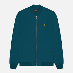 Мужская толстовка Lyle & Scott Loopback Jersey Bomber, цвет зелёный, размер S