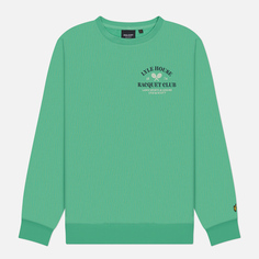 Мужская толстовка Lyle & Scott Racquet Club Graphic, цвет зелёный