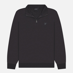 Мужская толстовка Lyle & Scott Tonal Eagle 1/4 Zip, цвет серый, размер S