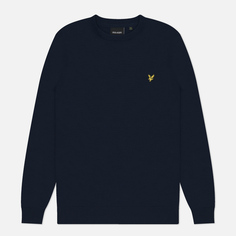 Мужской свитер Lyle & Scott Cotton Crew Neck Regular Fit, цвет синий, размер L