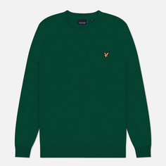 Мужской свитер Lyle & Scott Cotton Crew Neck Regular Fit, цвет зелёный