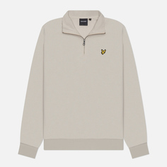 Мужская толстовка Lyle & Scott Loopback 1/4 Zip, цвет бежевый