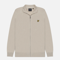 Мужской свитер Lyle & Scott Full Zip Regular Fit, цвет бежевый