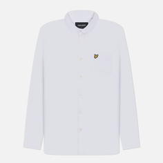 Мужская рубашка Lyle & Scott Cotton Linen Button Down, цвет белый