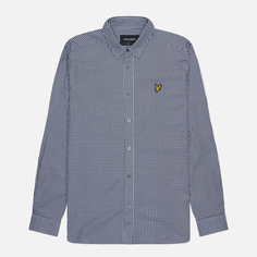 Мужская рубашка Lyle & Scott Shepherd Check, цвет синий, размер L