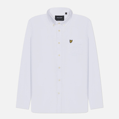 Мужская рубашка Lyle & Scott Light Weight Oxford Regular Fit, цвет белый