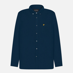 Мужская рубашка Lyle & Scott Light Weight Oxford Regular Fit, цвет синий, размер L