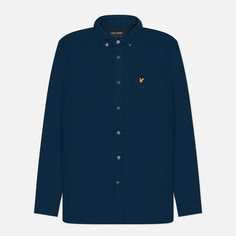 Мужская рубашка Lyle & Scott Light Weight Oxford Regular Fit, цвет синий