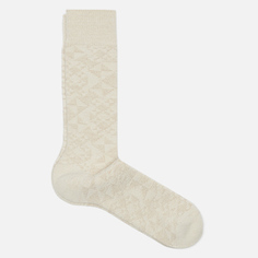Носки Anonymous Ism Quilt Knit Crew, цвет белый