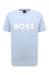 Хлопковая футболка BOSS