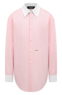 Хлопковая рубашка Dsquared2