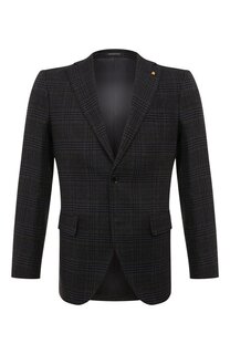 Пиджак из шерсти и хлопка Sartoria Latorre