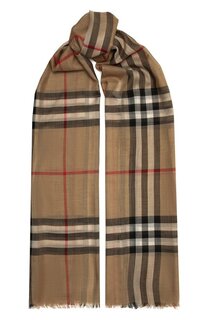 Шарф из смеси шерсти и шелка Burberry