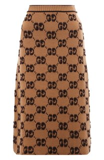Шерстяная юбка Gucci