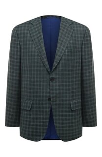 Пиджак из кашемира и льна Kiton