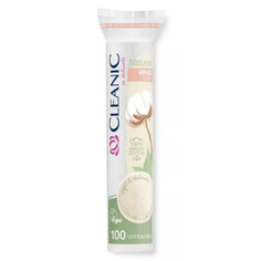 Ватная продукция диски ватные CLEANIC Naturals Virgin Cotton 100шт круглые