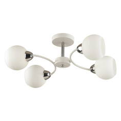 Люстры потолочные люстра потолочная LUMION Comfi E27 4х60Вт белый хром