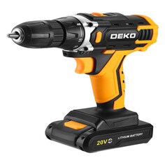 Дрели-шуруповерты аккумуляторные дрель-шуруповерт DEKO Banger 20V 20В Li-Ion 1x1,5Ач щеточный + з/у ДЕКО